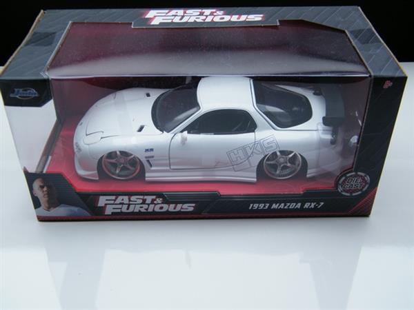 Grote foto modelauto mazda rx7 fast furious jada 1 24 verzamelen auto en modelauto