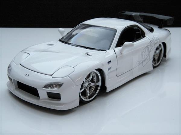 Grote foto modelauto mazda rx7 fast furious jada 1 24 verzamelen auto en modelauto