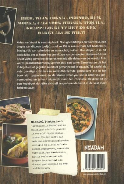 Grote foto koken met drank boeken kookboeken