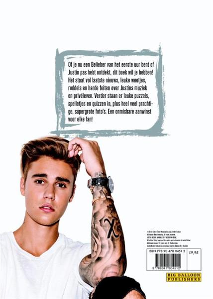 Grote foto het offici le justin bieber fanboek boeken jeugd 13 jaar en ouder