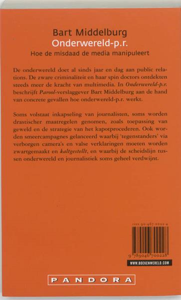 Grote foto onderwereld p.r. pandora pockets boeken politiek en maatschappij