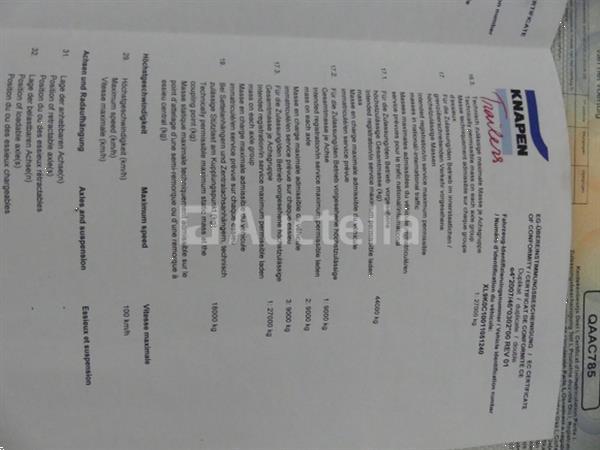 Grote foto ref 7745 knapen k100 walking vloer oplegger agrarisch aanhangwagens