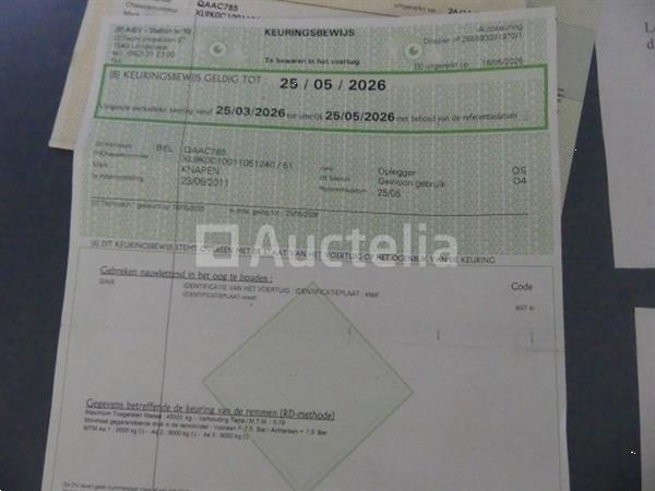 Grote foto ref 7745 knapen k100 walking vloer oplegger agrarisch aanhangwagens