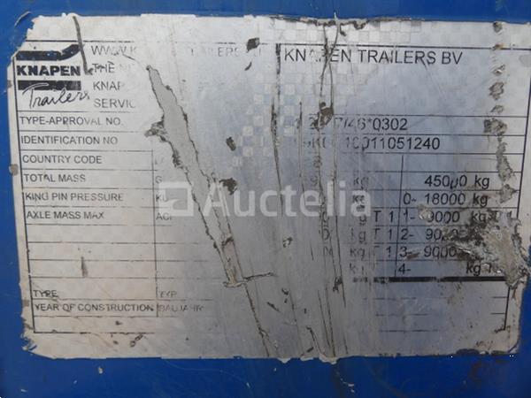 Grote foto ref 7745 knapen k100 walking vloer oplegger agrarisch aanhangwagens