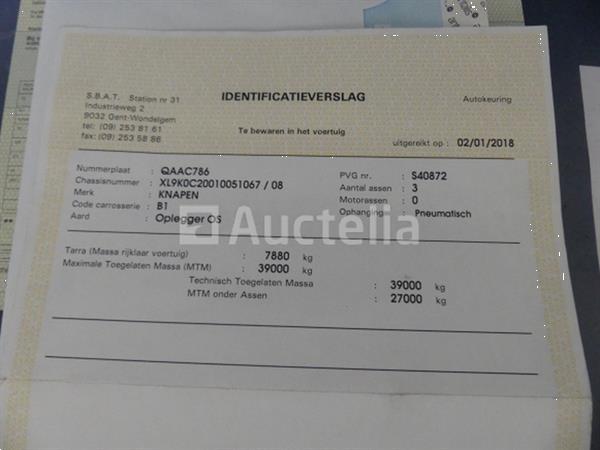 Grote foto ref 7744 knapen k200 walking vloer aanhangwagen agrarisch aanhangwagens