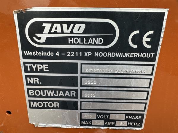 Grote foto javo standaard potmachine met 2 potinzetters agrarisch tuinbouw