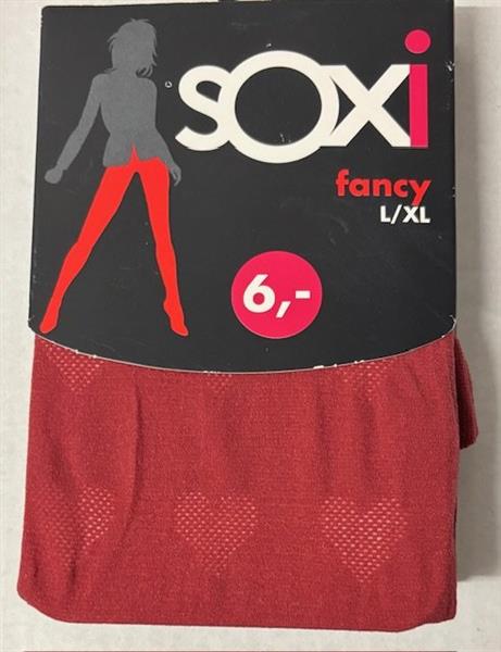 Grote foto soxi fancy panty l xl red kleding dames overige kledingstukken