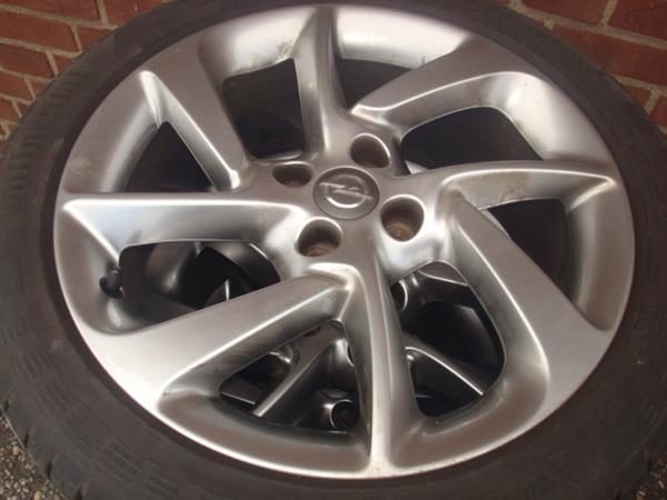 Grote foto 17 inch opel corsa adam lichtmetaal velgen 4x100 auto onderdelen banden en velgen