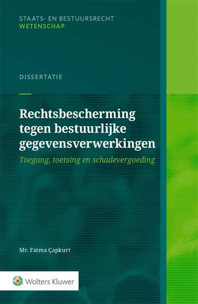 Grote foto rechtsbescherming tegen bestuurlijke gegevensverwerkingen boeken wetenschap