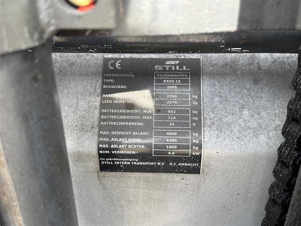 Grote foto still rx50 15 triplo 430 freelift sideshift elektrisch 2005 agrarisch heftrucks