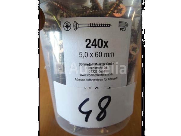 Grote foto 240 houtschroeven 5 x 60 mm doe het zelf en verbouw onderdelen en accessoires