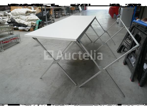 Grote foto vouwbaar markttafel onderstel 2 stuks doe het zelf en verbouw hefwerktuigen