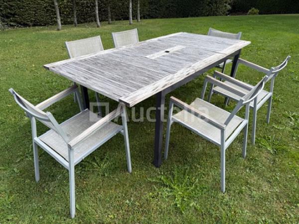 Grote foto tuinmeubelen set tafel stoelen doe het zelf en verbouw hefwerktuigen