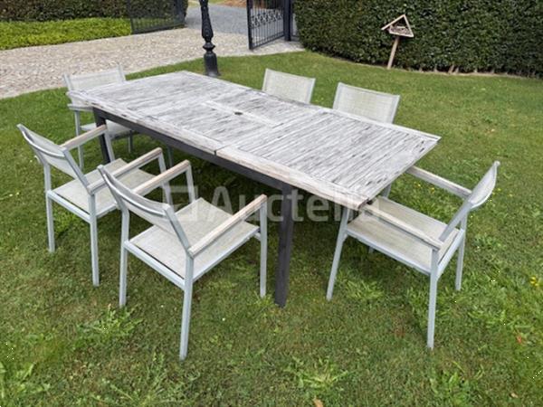 Grote foto tuinmeubelen set tafel stoelen doe het zelf en verbouw hefwerktuigen