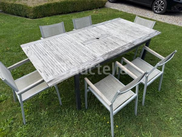 Grote foto tuinmeubelen set tafel stoelen doe het zelf en verbouw hefwerktuigen