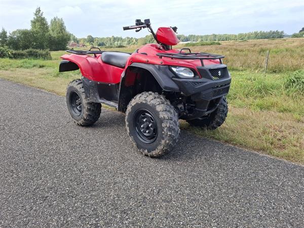 Grote foto suzuki kingquad 750 landbouwquad motoren buggy en quad