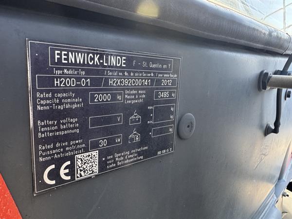 Grote foto linde h20d 01 triplo 470 freelift sideshift 5355uur vw diesel 2012 agrarisch heftrucks