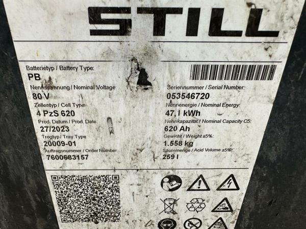 Grote foto vs 22367 elektrische heftruck still rx60 25 vorkenspreider bj2019 agrarisch heftrucks