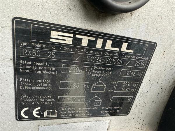 Grote foto vs 22367 elektrische heftruck still rx60 25 vorkenspreider bj2019 agrarisch heftrucks