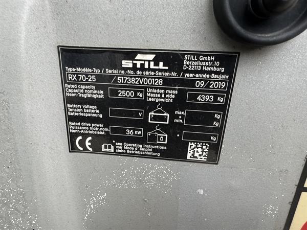 Grote foto vs 22368 elektrische triplex diesel heftruck still rx70 25 bj2019 agrarisch heftrucks