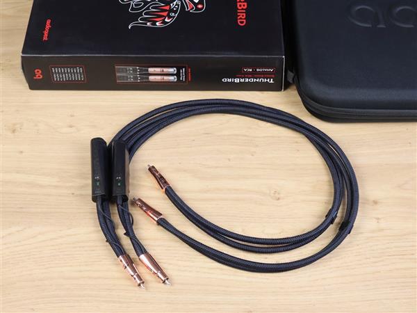 Grote foto audioquest thunderbird highend audio interconnects rca 1 0 metre audio tv en foto onderdelen en accessoires