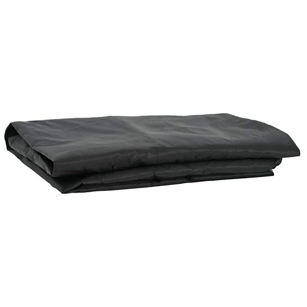 Grote foto vidaxl buitenmeubelhoes zwart 125 x 32 x 50 cm 210d oxford stof tuin en terras tuinmeubelen