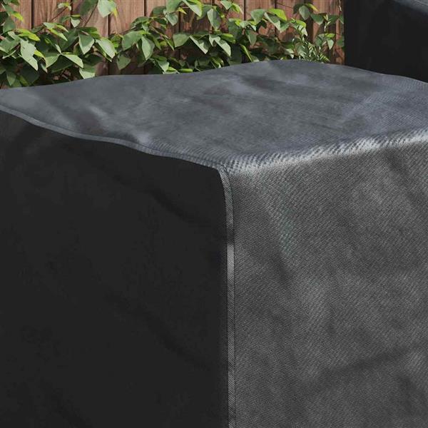 Grote foto vidaxl hoes voor tuinmeubelen zwart 64 x 64 x 65 cm 600d oxford stof tuin en terras tuinmeubelen