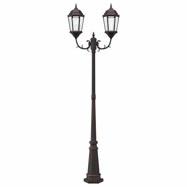 Grote foto vidaxl tunlicht brons 235 cm aluminium tuin en terras verlichting