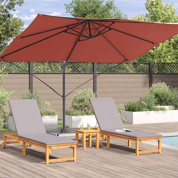 Grote foto vidaxl cantilever roma parasol rood en zwart 352 x 251 x 260 cm tuin en terras overige tuin en terras