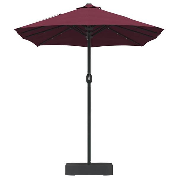Grote foto vidaxl tuinparasol bordeauxrood 385 x 209 x 244 cm stof tuin en terras overige tuin en terras