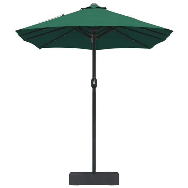 Grote foto vidaxl tuinparasol groen 385 x 209 x 244 cm polyester tuin en terras overige tuin en terras