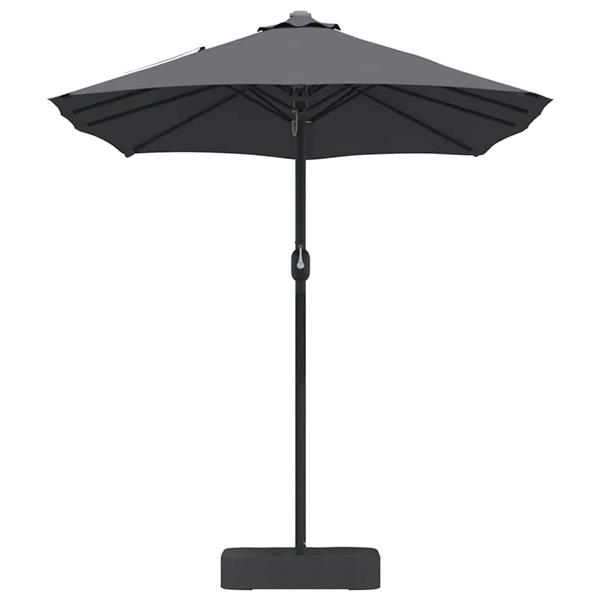 Grote foto vidaxl tuinparasol antraciet 385 x 209 x 244 cm stof tuin en terras overige tuin en terras