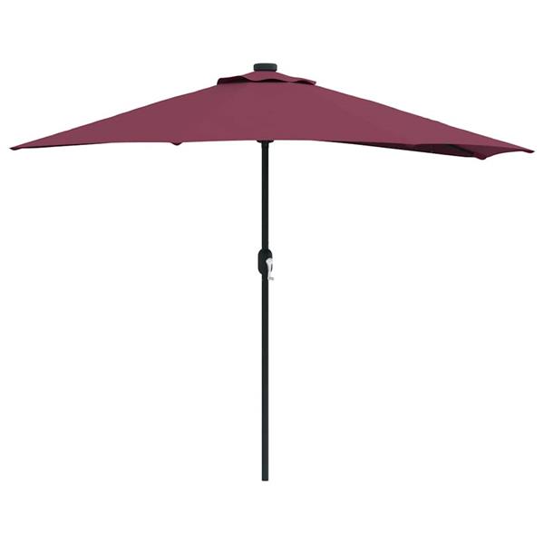 Grote foto vidaxl tuinparasol bordeauxrood 294 x 150 x 224 cm stof tuin en terras overige tuin en terras