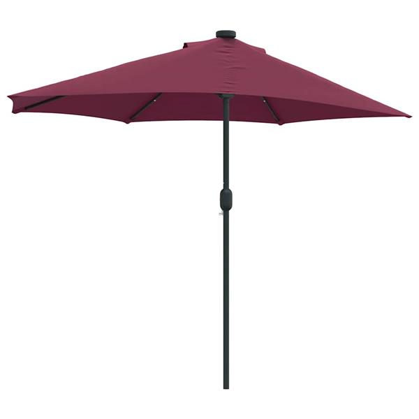 Grote foto vidaxl tuinparasol bordeauxrood 294 x 150 x 224 cm stof tuin en terras overige tuin en terras