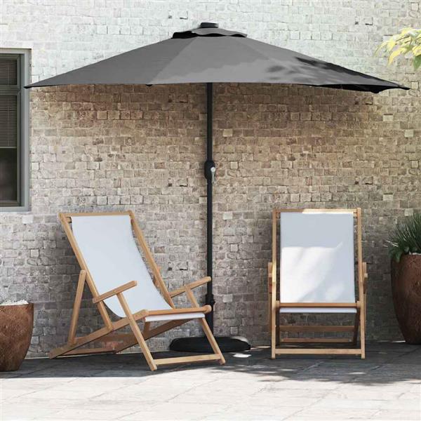 Grote foto vidaxl tuinparasol antraciet 294 x 150 x 224 cm stof tuin en terras overige tuin en terras