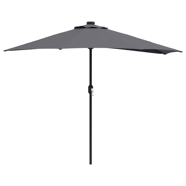 Grote foto vidaxl tuinparasol antraciet 294 x 150 x 224 cm stof tuin en terras overige tuin en terras