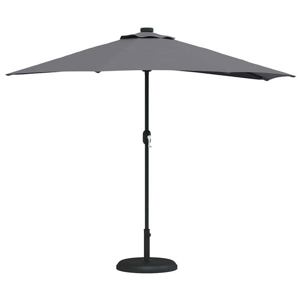 Grote foto vidaxl tuinparasol antraciet 294 x 150 x 224 cm stof tuin en terras overige tuin en terras