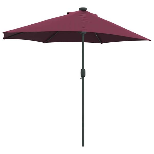Grote foto vidaxl tuinparasol bordeauxrood 294 x 150 x 223 cm stof tuin en terras overige tuin en terras