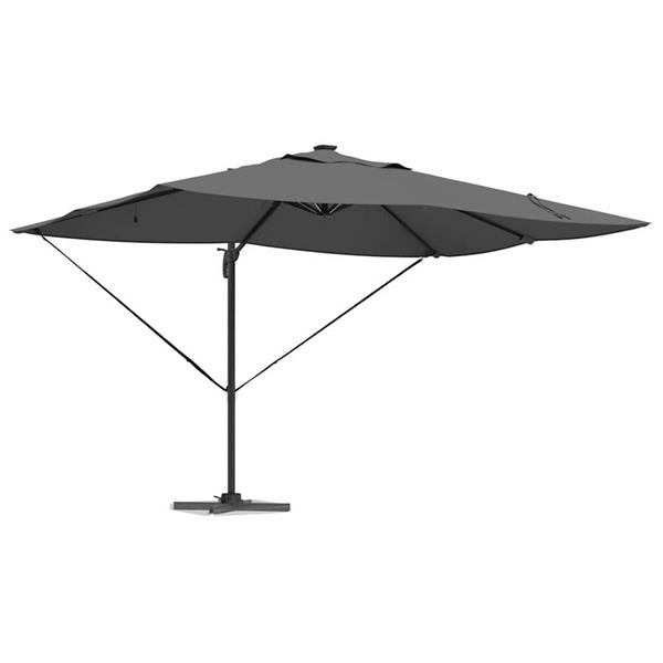 Grote foto vidaxl cantilever roma parasol antraciet en zwart 352 x 251 x 265 cm tuin en terras overige tuin en terras