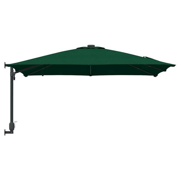 Grote foto vidaxl tuinparasol groen 248.5 x 247.5 x 160 cm stof tuin en terras overige tuin en terras
