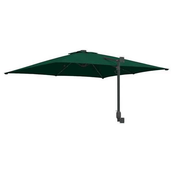 Grote foto vidaxl tuinparasol groen 248.5 x 247.5 x 160 cm stof tuin en terras overige tuin en terras