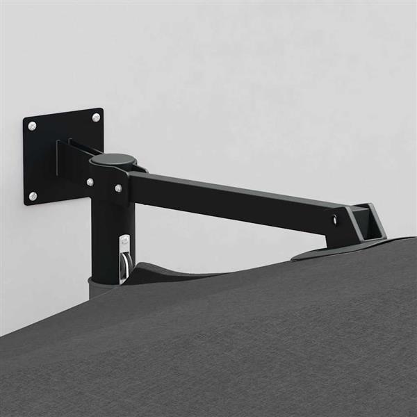 Grote foto vidaxl tuinparasol antraciet en zwart 248 x 248 x 148 cm tuin en terras overige tuin en terras