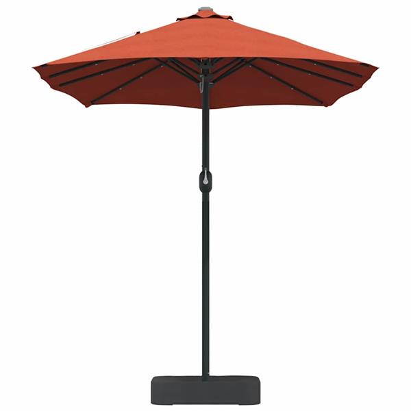 Grote foto vidaxl tuinparasol terracotta 385 x 209 x 244 cm stof tuin en terras overige tuin en terras