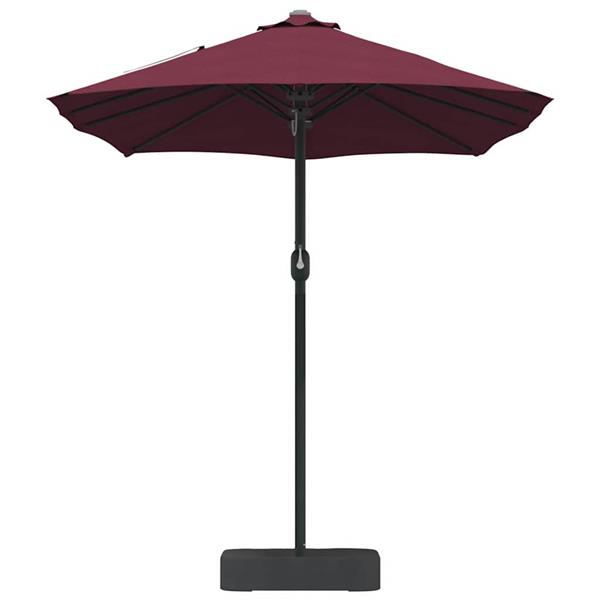 Grote foto vidaxl tuinparasol bordeauxrood 385 x 209 x 244 cm stof tuin en terras overige tuin en terras