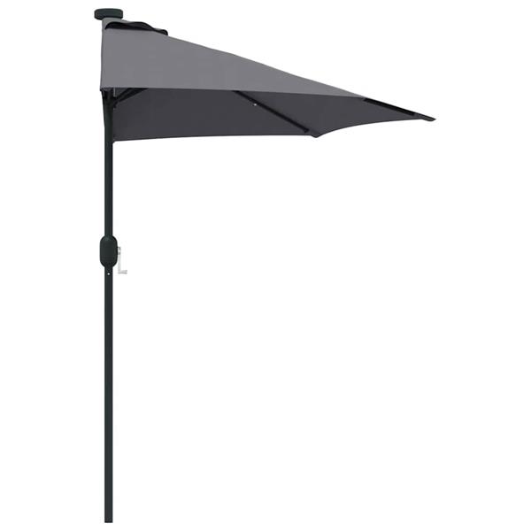 Grote foto vidaxl tuinparasol antraciet 294 x 150 x 224 cm stof tuin en terras overige tuin en terras