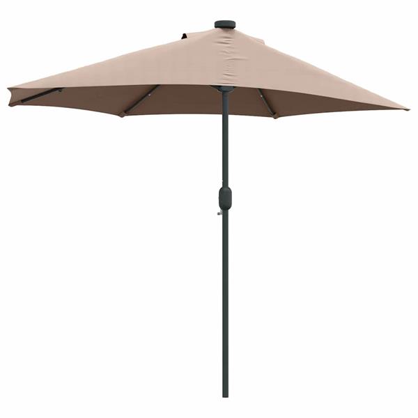 Grote foto vidaxl tuinparasol taupe 294 x 150 x 223 cm stof tuin en terras overige tuin en terras