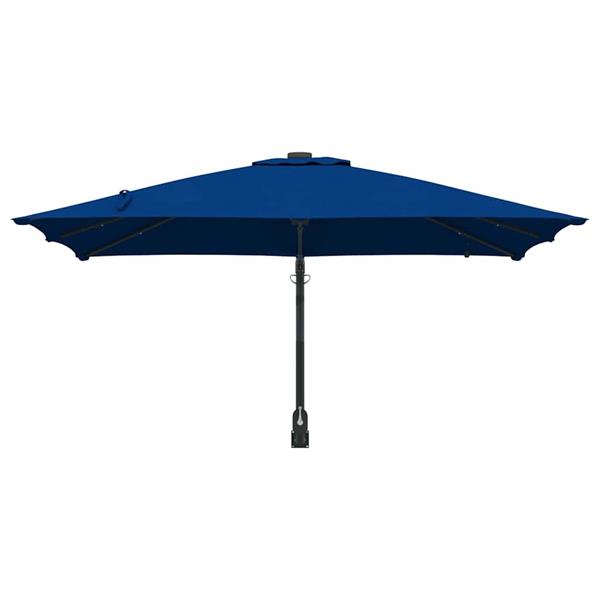 Grote foto vidaxl tuinparasol azurblauw 248.5 x 247.5 x 160 cm stof tuin en terras overige tuin en terras