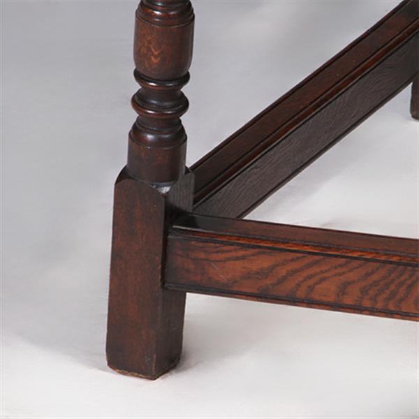 Grote foto bijbelstandaard of lezenaar in de vorm van een joint stool 19e eeuws no.322125 antiek en kunst stoelen en banken