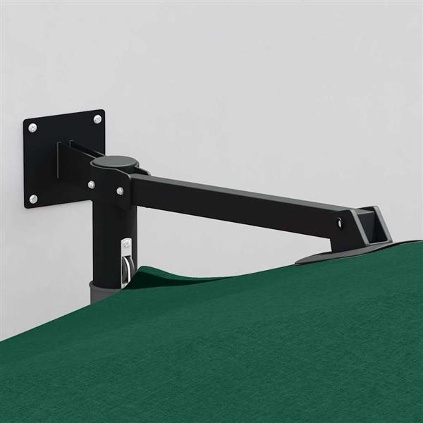 Grote foto vidaxl tuinparasol groen en zwart 248 x 248 x 148 cm tuin en terras overige tuin en terras