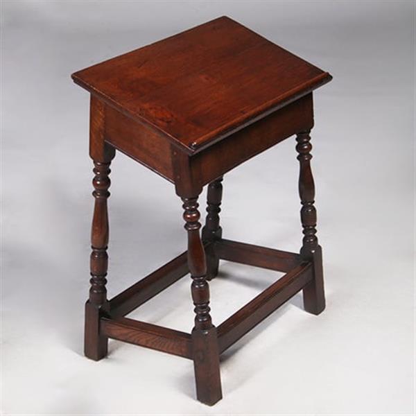 Grote foto bijbelstandaard of lezenaar in de vorm van een joint stool 19e eeuws no.322125 antiek en kunst stoelen en banken